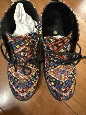Dr Marten Air  Daytona Multi Aztec Weave Beaded Desert Boot Size US 5 Women