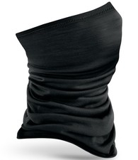 ASVP Shop Merino Wool Multi-Purpose Neck Gaiter - 100 One Size, Black