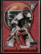 2000-01 Pacific Private Stock Titanium Brian Boucher Red /299 #68 Flyers