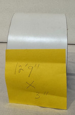 Magnetic Tape Dry Erase White Roll 12 feet 9" Long by 3 Inch Wide