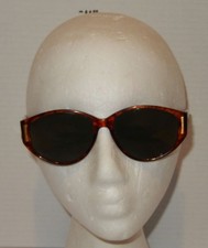 Vintage Bill Blass Women  s Brown Tortoise Shell Frame Sunglasses Tinted Lens
