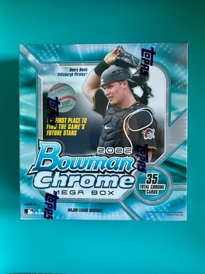   2022 Bowman Chrome MLB MEGA BOX   FACTORY SEALED Baseball Cards  