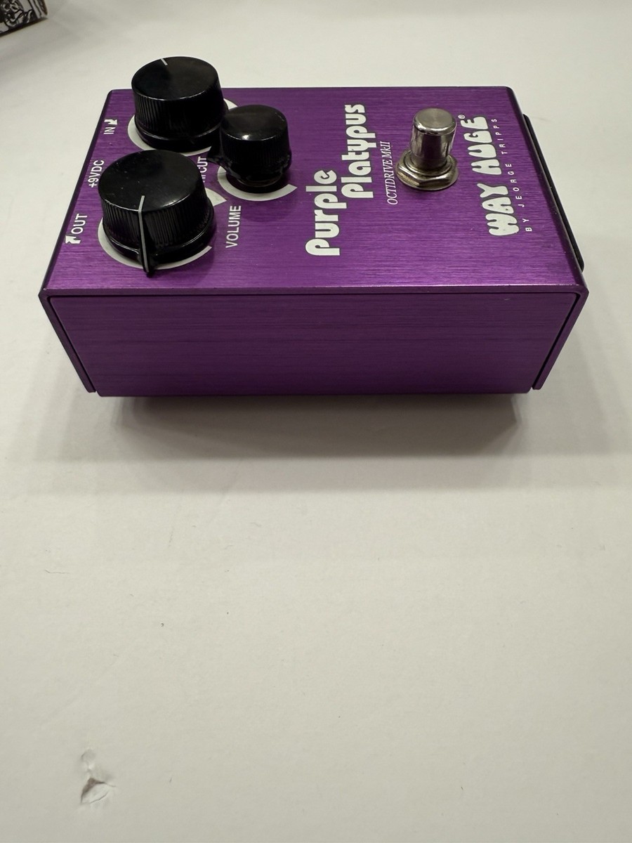 Way Huge Purple Platypus Octidrive MKII Octave Overdrive Guitar
