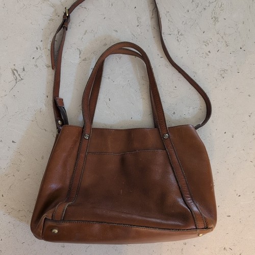 Patricia Nash CHANTILLY Tote Leather Vintage Heritage Veg Tan -   MSRP $269 - Picture 9 of 13