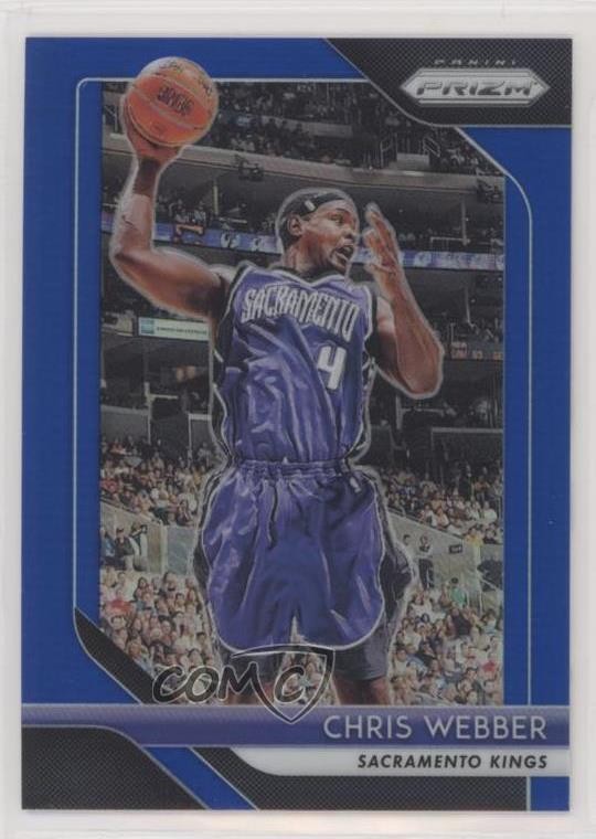 2018-19 Panini Prizm Blue Prizm 97/199 Chris Webber #165 HOF
