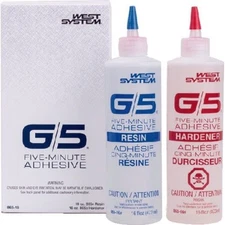West System Brand G/5 Adhesive 2-Part 1/2" Pint #865-4