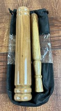 Professional Wood Mini Claves 9  . Made In Colombia. Natural Color Bag Included