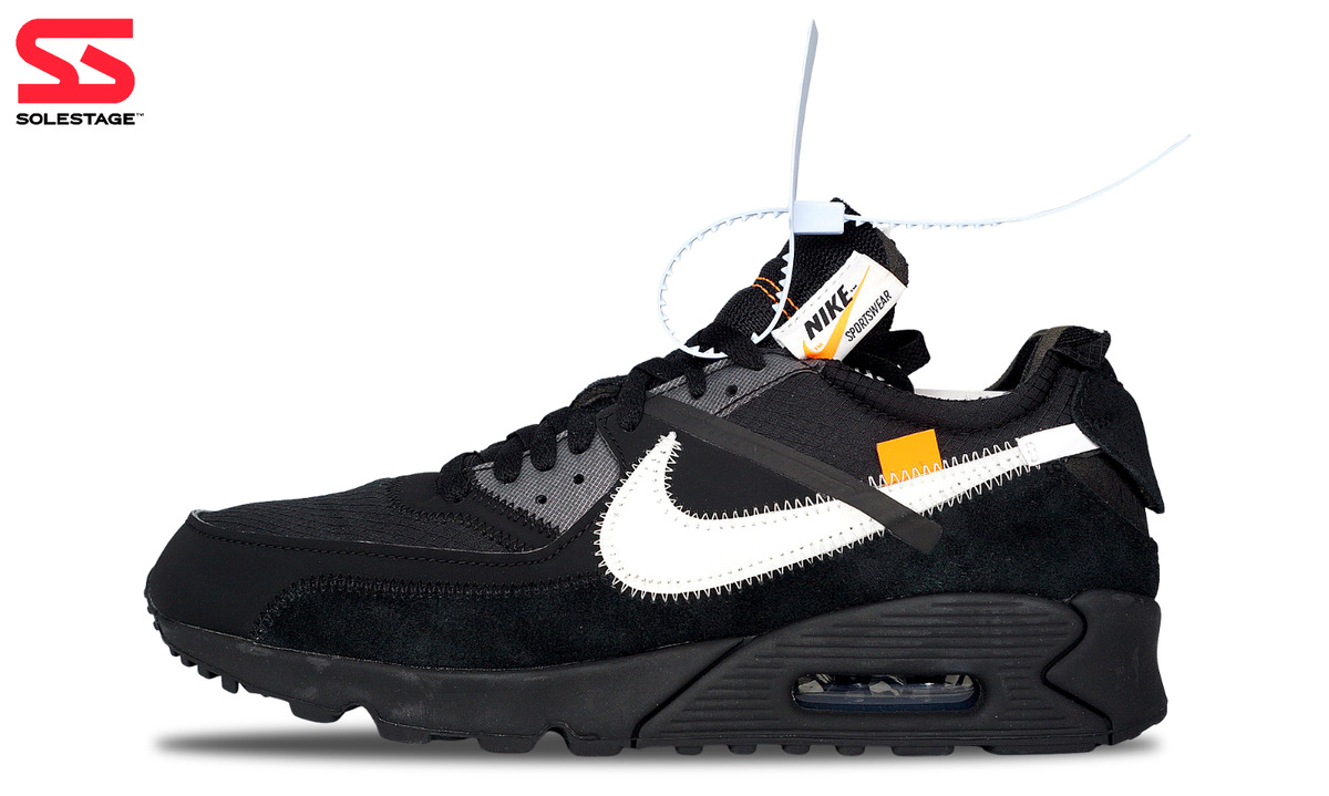 Nike Air Max 90 x OFF-WHITE Black 2019 (AA7293-001) Men's Size 6-13