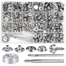 ZYNERY 353 PCS Canvas Snap Kit Marine Grade Stainless Steel Canvas Repair Kit...