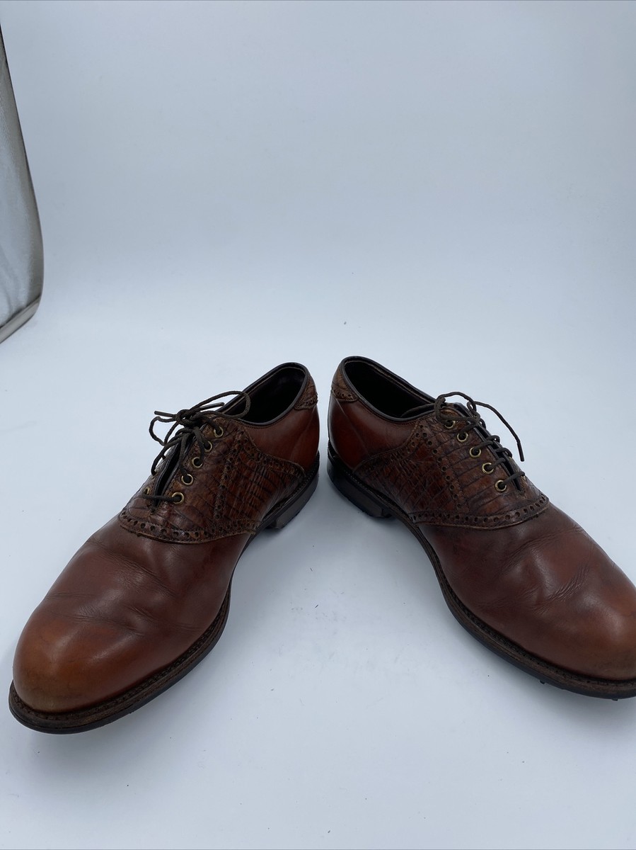 Footjoy Classics Golf Shoes / 9W Brown Leather / Used  display picture 1