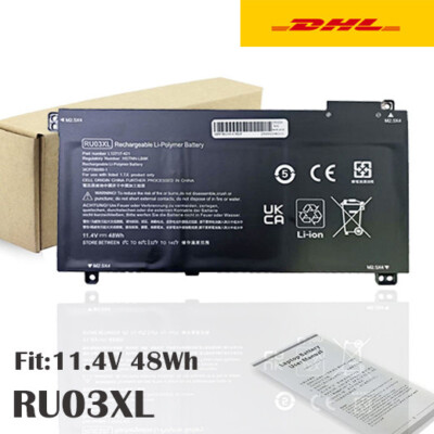 RU03XL  Akku Für HP Probook X360 11 G3 G4 G5 G6 EE X360 440 Series HSTNN-LB8K
