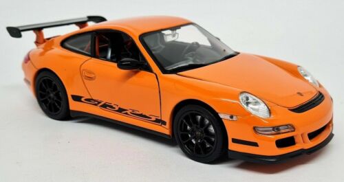 1/24 Porsche 911 (997) GT3 RS Coupe Orange Diecast Model by WELLY # WE  22495 OR