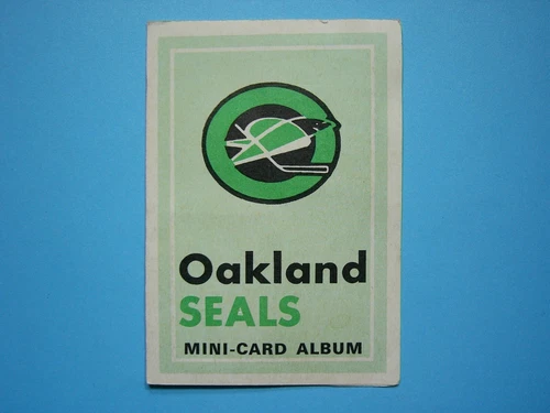 1969/70 O-PEE-CHEE 4-IN-1 MINI STAMP BOOKLET SET OAKLAND SEALS CAROL VADNAIS OPC