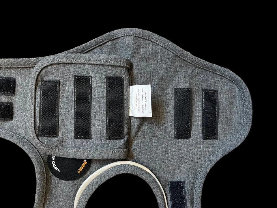 Thunder Shirt for Dogs Calming Thunder Wrap Charcoal Gray XXS - Image 4 of 4