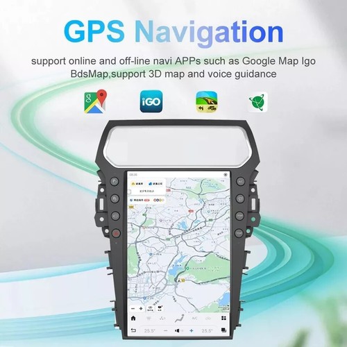 14.4" Android 13 Vertical 2K Screen Tesla GPS Radio for Ford Explorer 2013-2018 - Foto 9 di 9