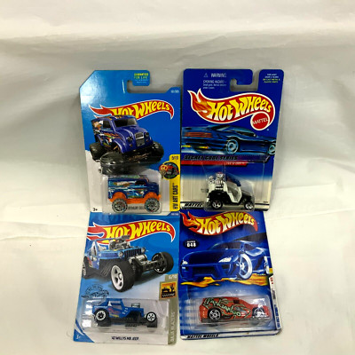 Hot Wheels Monster Dairy Delivery Fandango 42 Willys Teed Off Lot Of 4 Die Cast