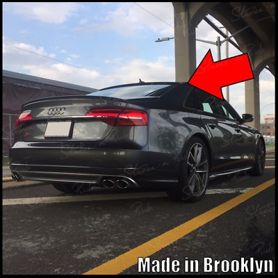StanceNride 818R Rear Roof Spoiler Window Wing (Fits: Audi A8 A8L 2010-2017 D4)