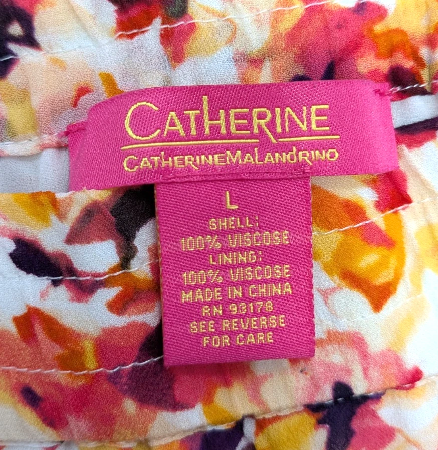 Falda Catherine Malandrino con Volantes Floral para Mujer Cottagecore Talla Grande Foto 3 de 4