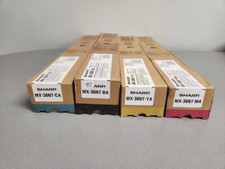 Sharp MX36NT Toner Cartridge Set Yellow Magenta Cyan Black GENUINE