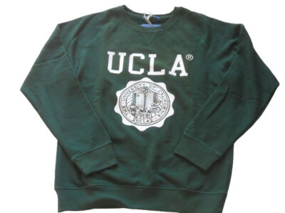 Flaschengrünes Sweatshirt mit großem Logo Herren Gr: XL UCLA Lauther UCSW1414