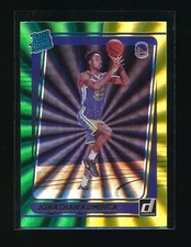 JONATHAN KUMINGA 2021-22 DONRUSS HOLO GREEN YELLOW LASER #240 RC RATED ROOKIE
