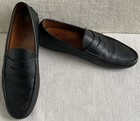 Gucci 255350 Men’s Black Hilary Lux Diamanté Leather Driving Loafers G 9.5 US 10 — photo 1