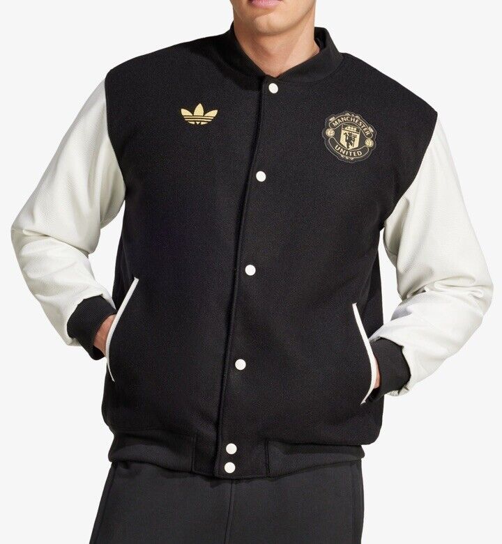 Adidas Originals Manchester United CNY Varsity Jacket JF0382 Adidas Originals Manchester United CNY Varsity Jacket JF0382