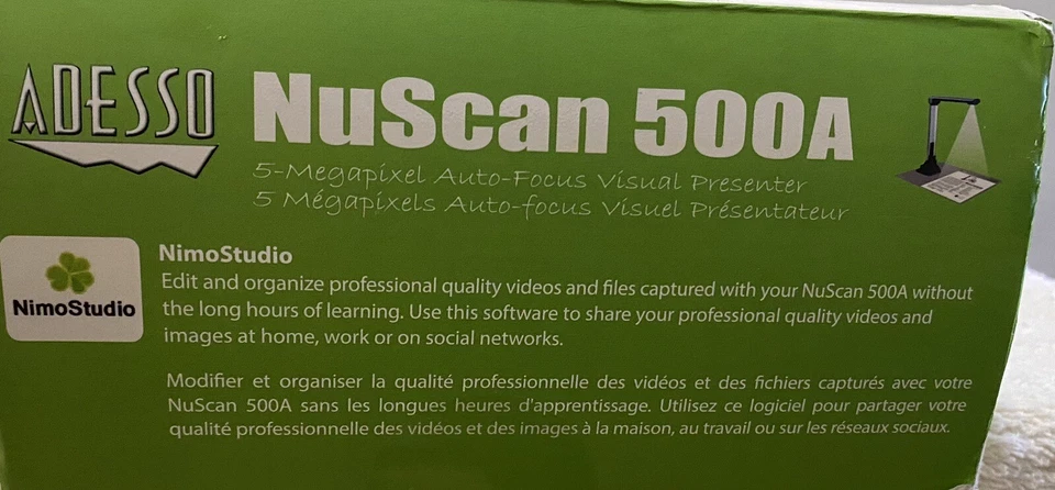 Adesso NuScan 500A - 5-Megapixel Auto-Focus Visual Presenter - Image 4 of 4