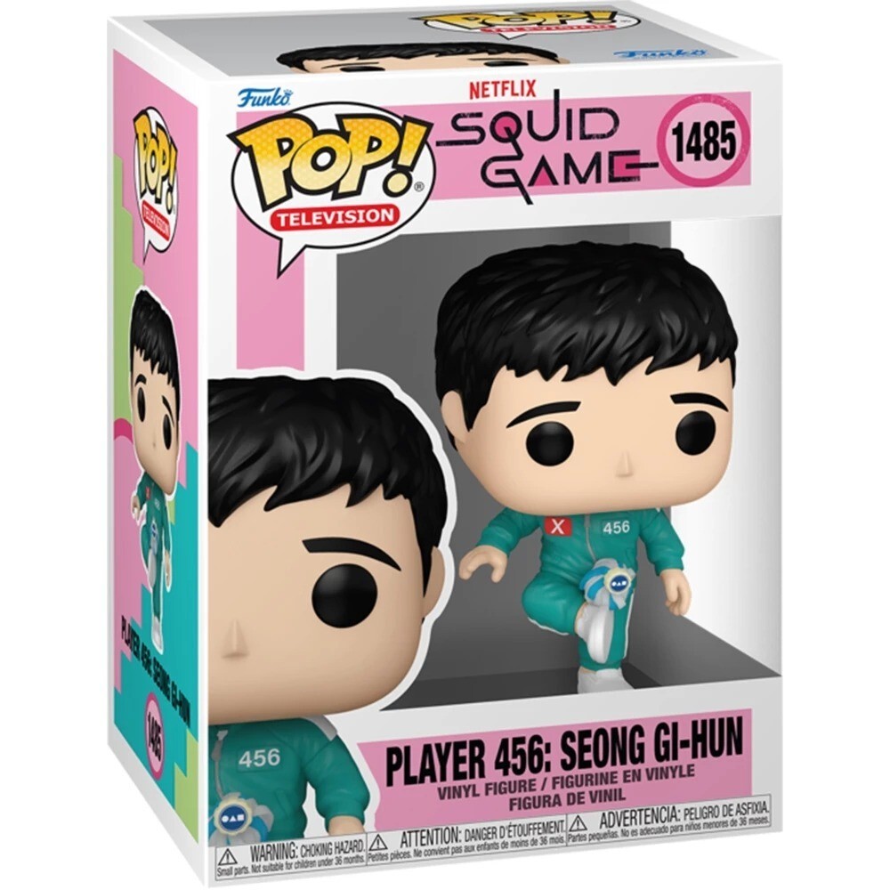 FUNKO POP #1485 SQUID GAME PLAYER 456 SEONG GI-HUN (KICKING JEGI