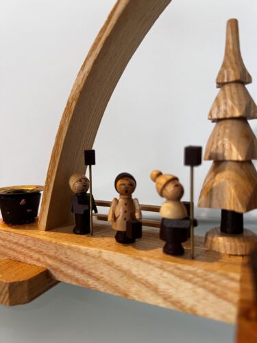 Schwibbogen-Pyramide Seiffener Christmette mit Turmbläsern. KULTURERBE - Bild 4 von 12