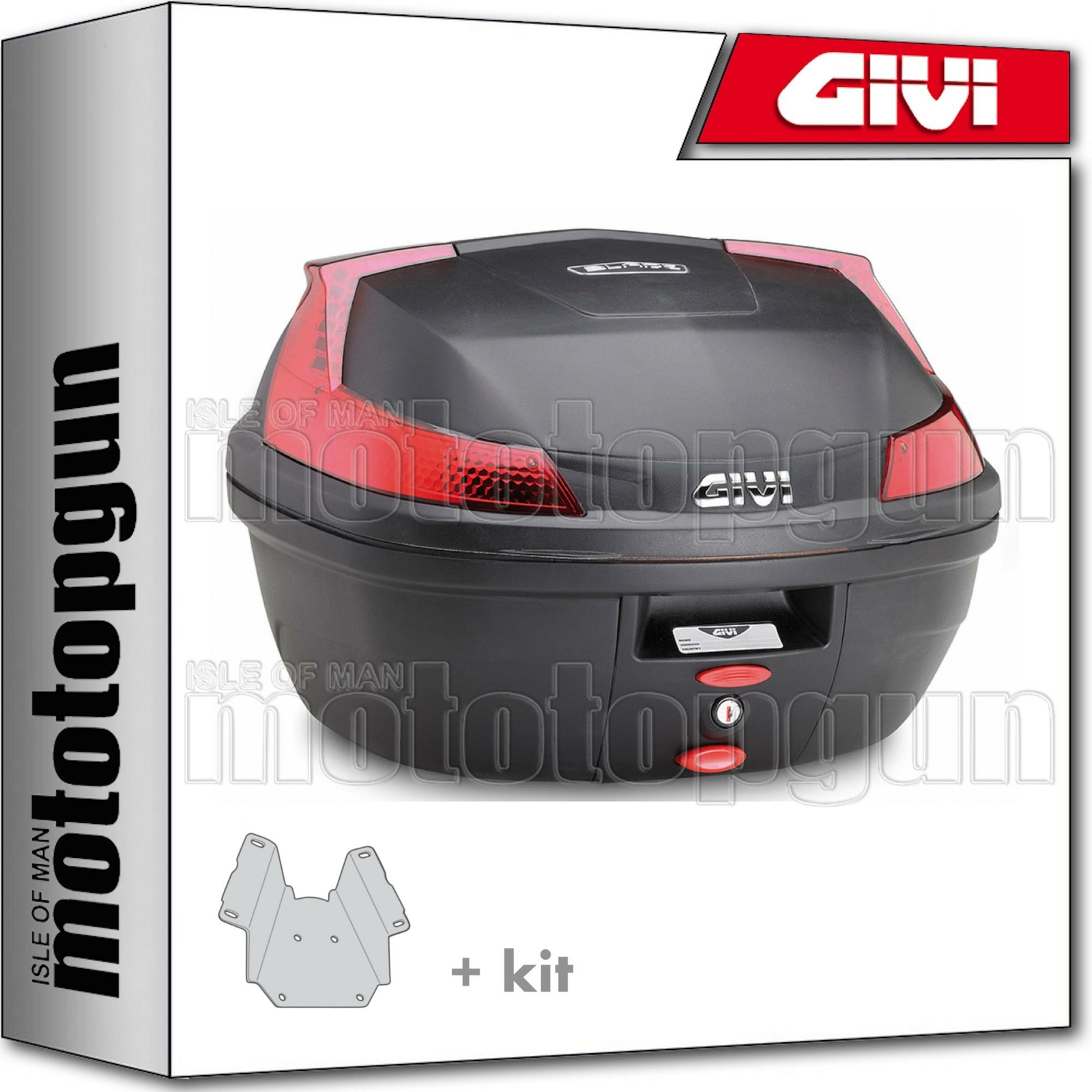 GIVI BAULETTO B37N + PORTAPACCO SUZUKI V-STROM 250 2019 19 2020 20