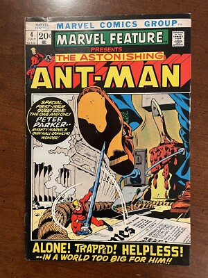 Marvel Feature 4 & 5 Ant-Man, Origin Spider-Man (1972) 1st Michael Stockton