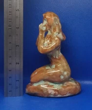 "Divine Lady"-Expensive Original Clay Sculpture. Hand made and double glazed.