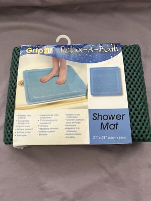 Grip-It Relax-A-Bath Shower Mat 21  X 21 