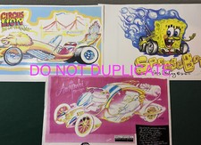 3 Jay Ohrberg Designs Circus Lion Sponge Bob Awapuhi Paul Mitchell Car Auto Art