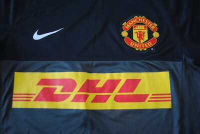 MANCHESTER UNITED 2012 2013 TRAINING SHIRT DHL SPONSOR NIKE SIZE