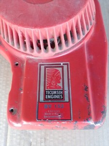 Tecumseh BVS 153 Starterdeckel-Seilzugdeckel rot für Benzin-Motor-Rasenmäher