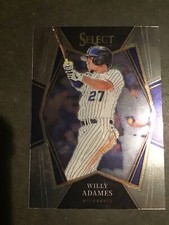 2022 Select Baseball Willy Adames Premier Level Base Milwaukee Brewers 