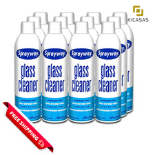SprayWay Glass Cleaner with Foaming Spray for Streak-Free 19 oz pack of 12
