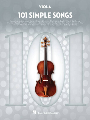 101 Simple Songs für Viola (Bratsche) -  PORTOFREI VOM MUSIKFACHHÄNDLER!