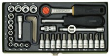 PROXXON 23080 SET CHIAVI A TUBO 1/4" 36 PEZZI
