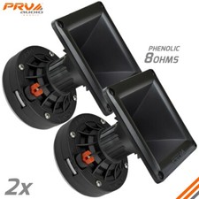 2x PRV Audio D270Ph-S 1" Phenolic Driver 150 Watts 8 2x WG11-25 Black Horns
