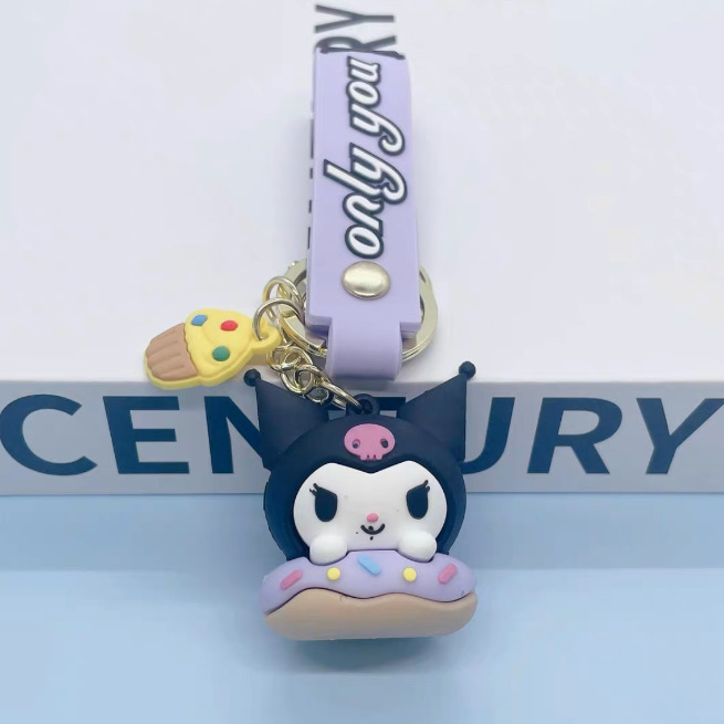 Sanrio Characters Donut Keychain