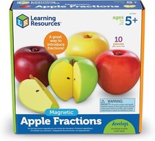 LEARNING RESOURCES Mathematics Teaching Materials Fractions with Apples LER0904