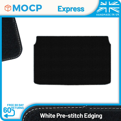 Express with White Pre-Stitch Trim Boot Mat to fit Vauxhall Corsa F 2020-present