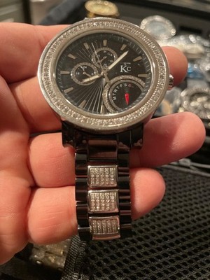 BUST DOWN!!!! TECHNO COM by KC ceramic diamond watch ONE OF A KIND!!! 