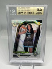 2024 Panini WNBA Prizm Kamilla Cardoso White Sparkle SSP BGS 9.5 Rookie Card