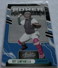 2021 Panini Absolute Baseball Roy Campanella Brooklyn Dodgers Power Green Foil