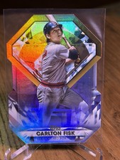 2022 Topps Chrome Carlton Fisk DIAMOND GREATS REFRACTOR Die Cut #DGC-69 Red Sox