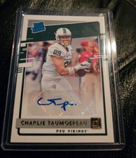 Charlie Taumoepeau Rookie Auto Donruss 2020 Rated Rookie